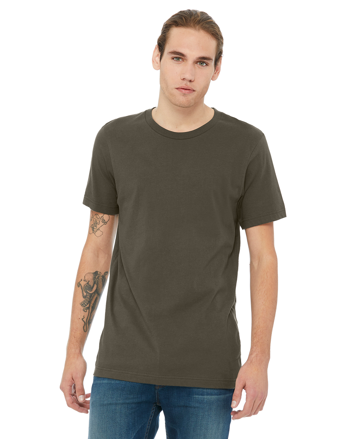 Army 3001C 4XL Bella Canvas Jersey Short-Sleeve T-Shirt 